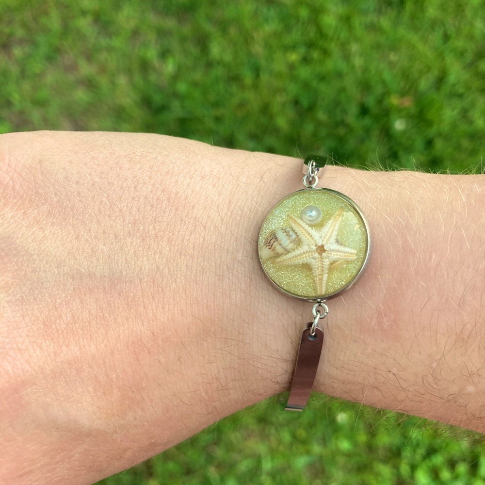 Bracelet | “She Sells” Beach Theme Stainless Steel